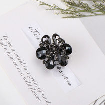 Black grab clip small Chuck hair clip Korean hairclip female Bangar clip hair top hair grab headgear hair card