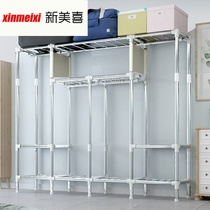 1 5 meters wide solid wood coarse reinforcement thickened Oxford cloth wardrobe simple assembly fabric put cotton quilt household