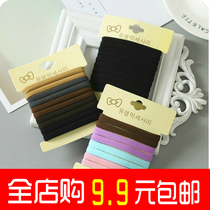 Export Korea high stretch hair accessories floral headdress tie hair holster no seam Hairband hair rope headgear rubber band headwear