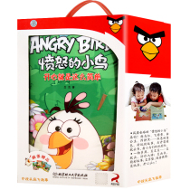 Angry Birds: Happy is so simple 0-3-6 year old baby pillow book toy book Chinese and English bilingual comparison parent-child reading child pillow picture book early education puzzle bedtime story