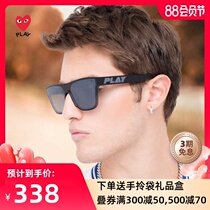 Rei Kawakubo Korean version of tough guy style personality hip-hop mens sunglasses tide anti-UV sunglasses drive 3931