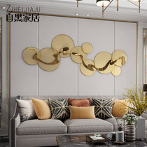 New Chinese light luxury wall decoration metal wall decoration wall decoration living room background wall wall decoration three-dimensional pendant