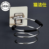 (Free from punching and falling bags)Hair dryer rack Bathroom household hair salon bathroom wall-mounted hair dryer rack