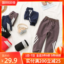 Boys pants spring and autumn Foreign Children Baby thin casual trousers childrens sports pants single pants autumn pants pants tide