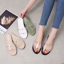 In the summer of 2020 new cool outdoor wearing willow slippers can wet level out the heel of the red social tide