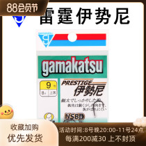 Gamakatsu Gamakatsu fish hook hook on Thunder Itni on black hook with stable mouth hook Japanese import