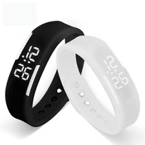 LED student watch bracelet boy smart junior high school alarm clock electronic watch digital touch screen waterproof female