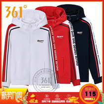 361 Degrees Womens Dress 2020 Spring New Cardiovert Hood Long Sleeve Sports Necropolis 361 Lovers Running Casual Wear