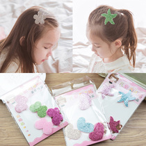 Korean childrens hair accessories cute sequins posting baby selling cute head jewelry Liu Haitong girl broken hair stickers magic stickers