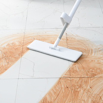 Japan hand-free washing flat mop wood floor household lazy Net red mop artifact a large absorbent cloth