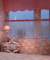 Agaric side light yarn Decorative Curtain Window window Curtain Window Veil half-curtain Decorative Curtain-Britishades Cloth Art Flutter