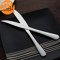 (Thickening) Stainless steel steak knife Western food cutting knife knife home eating steak knife fork spoon Western food tableware