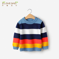 Baby sweaters spring warm clothes for men and women baby knitwear tops for young children with bottoming wool clothes autumn and winter clothes