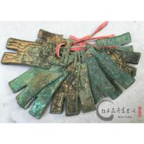 Hot selling antique bronze coins ancient coins copper coins Warring States knives triangle cloth knives small Number 10 sets of special ancient coins