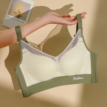 Latex Underwear Women Small Breasts Poly-up Breast Upper Toproof Sagging Bra 2022 New exploits without steel ring bra