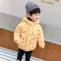 Baby winter coat boys thick cotton padded clothes 2021 new little girls winter cotton padded jacket 3-4 years old