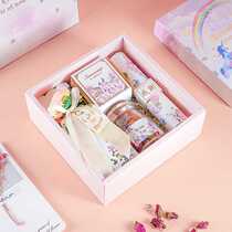 (Dream Chasing unicorn)Flower tea gift box Wedding hand gift Bridesmaid return gift Valentines Day to send girls best friend