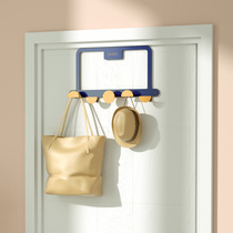 Hangers on the back of the door Bedroom door punch-free hook of the large wardrobe One-piece side wall shelf hanging bag
