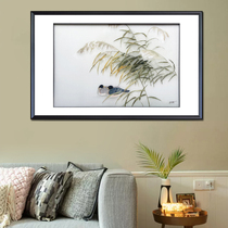 Artisan Su embroidery Love with Home Residence Decoration Hanging Painting Embroidery Genuine Silk