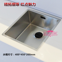 Franca sink BXX210-36 hand-made tank stainless steel kitchen single tank stand down table upper basin