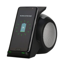 Wireless Charger with Bluetooth SpeakersHiFi Music StereoP