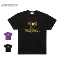 SNOOP Dog X JOYRICH official couple ha style color short sleeve loose Half sleeve t-shirt