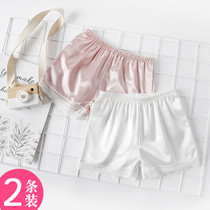 Girls' safety pants summer anti runaway shorts thin medium and large children's loose futon pants can be worn outside leggings