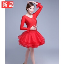 Modern dance dress Line dance Competition dress Cha Cha Latin Dance Rumba suit Square dance Three steps step on the Jitba dress