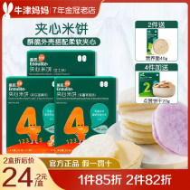 English Sandwich Rice Cake Pumpkin Egg Yolk Rice Cake Purple Potato Strawberry Rice Cake Baby Snack children Cheese Biscuit