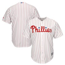 Major League Baseball Phillies Philadelphia Phillies Majestic Sweatshirt Embroidered Baseball Uniform T-shirt