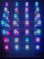 Rainbow Cube kit RGB 4X4X4 Rainbow Cube kit LED maker education DIY kit