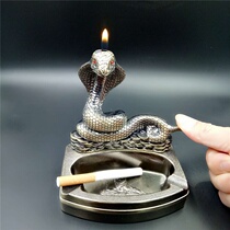 ten thousand-time ashtray desktop lighter desktop ashtray lighter integrated ashtray with lighter