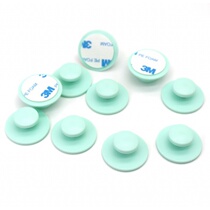 Free opening hole push sliding door drawer double-sided adhesive handle window cupboard door round small handle glass door door offset