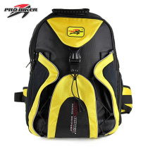 Popular PRO BIKER backpack bike large capacity yellow luggage equipment travel bag helmet Knight