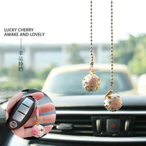 Cute Little Pig Bell Car Pendant Car Pendant Car Pendant Upscale On-board Key Buckle Hanging Accessories Rearview Mirror Decorative Accessories