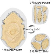 Shanghai Jiadai hand-made rose listing mold leaf mold frostsand silicone hand mold DIY Mold