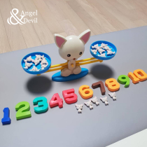 puppy up puppy balance kindergarten baby math teaching aids digital addition and subtraction learning educational childrens toys