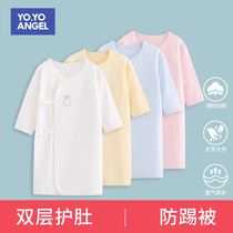 Baby Sleepwear Spring Autumn Summer Slim pure cotton pyjamas male and female baby newborn monk served with a long bath gown sleeping dress