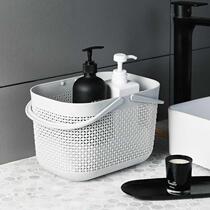 Handheld bathroom plastic collection basket bath basket bath basket basket basket small basket basket containing basket