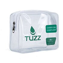 TSA Approved Clear Travel Toiltry Bag quart bags with zipp