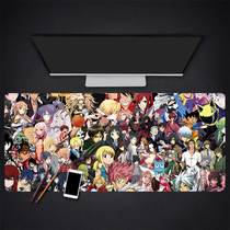 Mouse Pad Super Large Electric Race Game Professional Fire Movie Cartoon Computer Notebook Keyboard Mat Large Size Large Table Mat