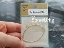 Japan imports your expensive and kiwa handmade diy accessories 14k Plated Real Gold Oval Circles Earrings Earrings Earrings Earrings