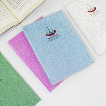 Korean stationery rubber sleeve simple hipster horizontal line this beautiful plastic set notebook notebook notebook notebook