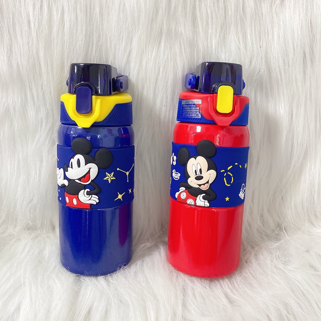 Dieserni WD3637-58 straw 316 stainless steel 450mL liquid silicone duckbill removable handle 3D coated glue