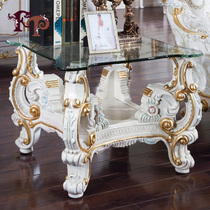 Roman classical furniture European style pastoral romantic classic country coffee table side table coffee table sofa combination set