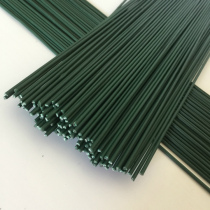 Fake flower pole Glue-coated flower pole Green wire wedding flower arrangement pole Rose green pole Handmade flower pole material