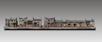 Chinas ancient construction miniature landscape restoration Tsinghua old street art collection model original design private customization