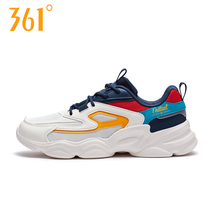 361 Men Shoes Sneakers 2021 Spring New Retro Culture Old Daddy Shoes 361 Degrees Men Light Casual Shoes