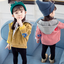 Female baby autumn jacket 0 Girls spring and autumn jacket net red new 1 infant children 2 little girl clothes tide 3 years old