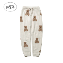 gelato pique21 autumn winter new product big child pajama pants little bear jacquard warm parent-child outfit PJNP215476